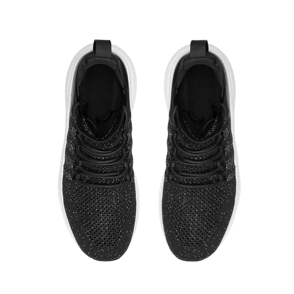 [VitalLife] Men's Knitted Slip-On Casual Sneakers - BLACK - 3